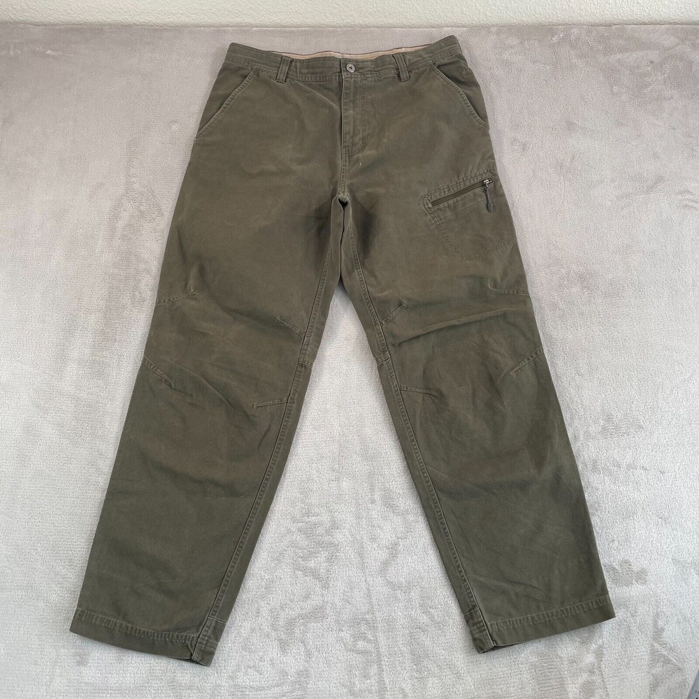 Vintage Nike ACG Pants Men 36x32 Olive Green Cargo Canvas Hiking Skater Y2K